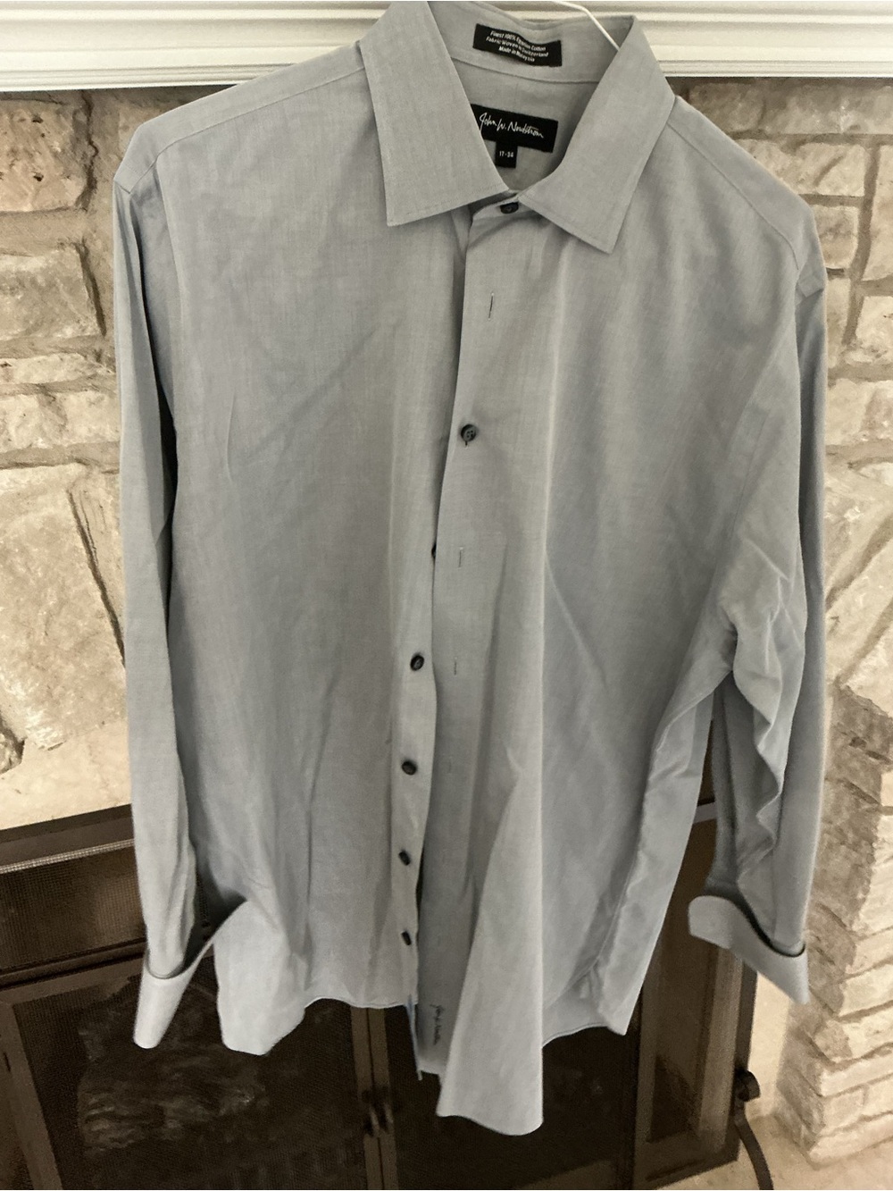 John W. Nordstrom Light Blue Men's Dress Shirt